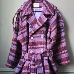 Ivy City Co. Multicolor Tweed Coat
